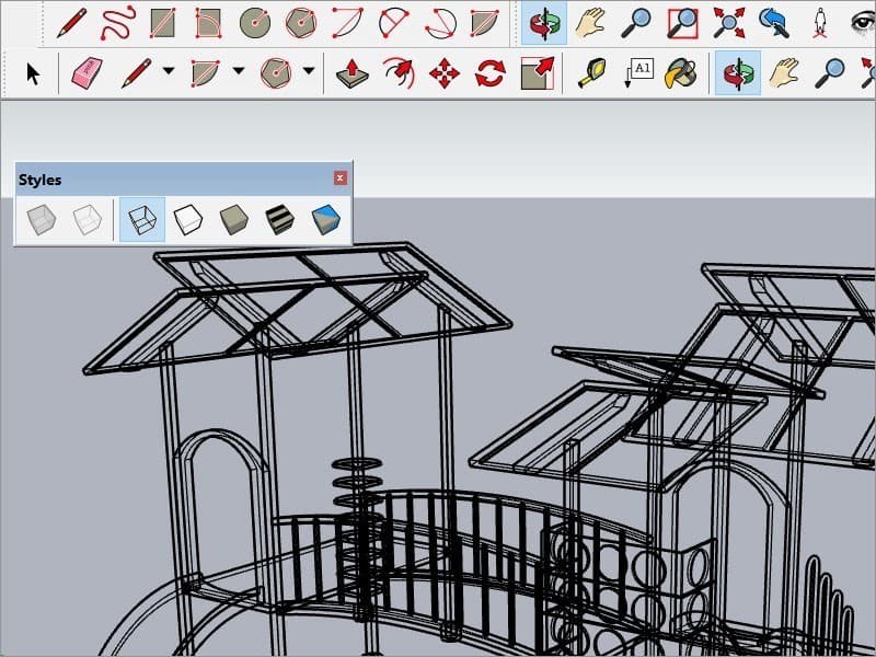 Sketchup - Phần mềm thiết kế 3D khi thiết kế nhà